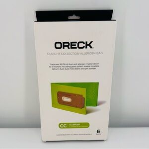 Oreck‎ Type CC Anti-Allergen Upright Vacuum Cleaner Bags Set of 6